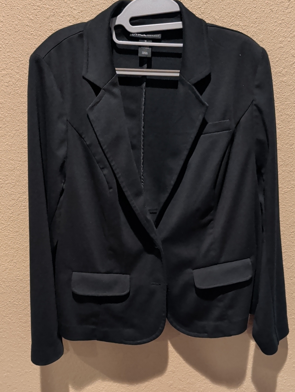 Lane Bryant Black Notch Lapel Women's Blazer